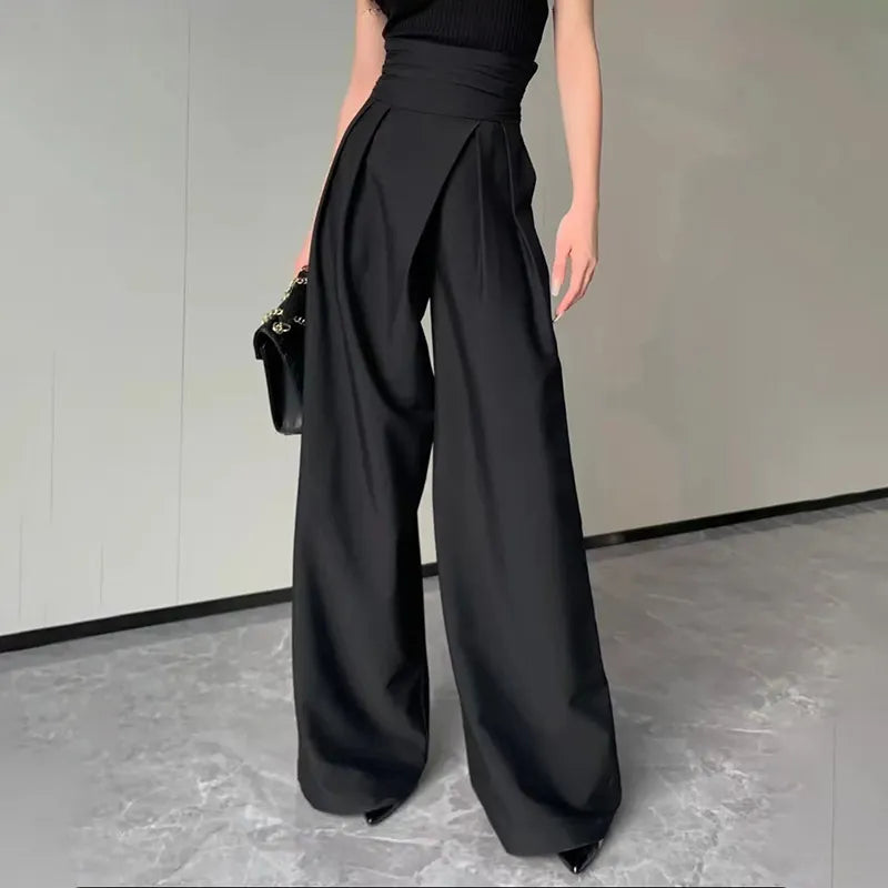 Fashion Drooping Wide-Leg Pants snazzymerch