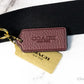 Coach Sullivan Wine Chambray Canvas Pebbled Leather Pack Bag snazzymerch