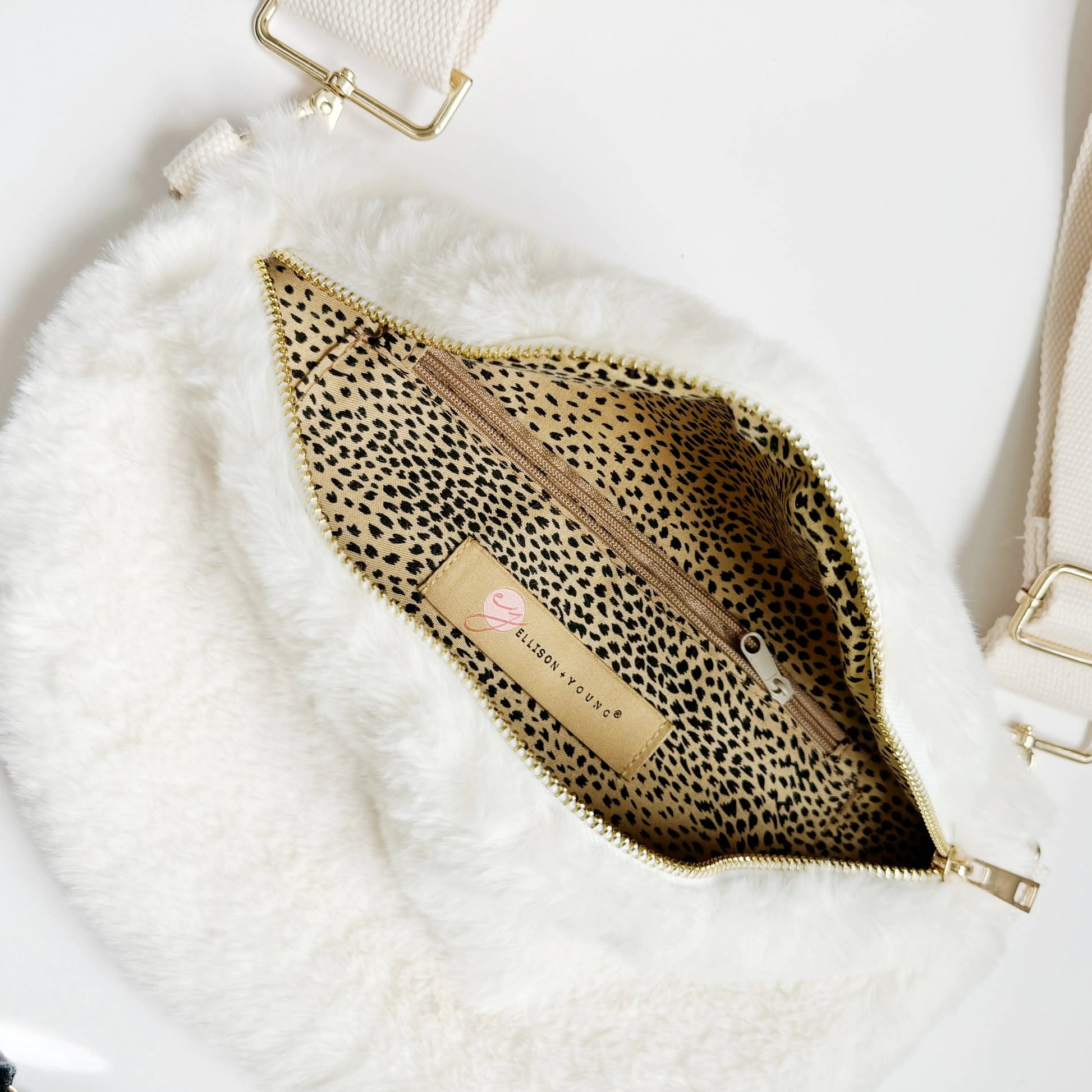 Butter Soft Furly Sling Bag snazzymerch