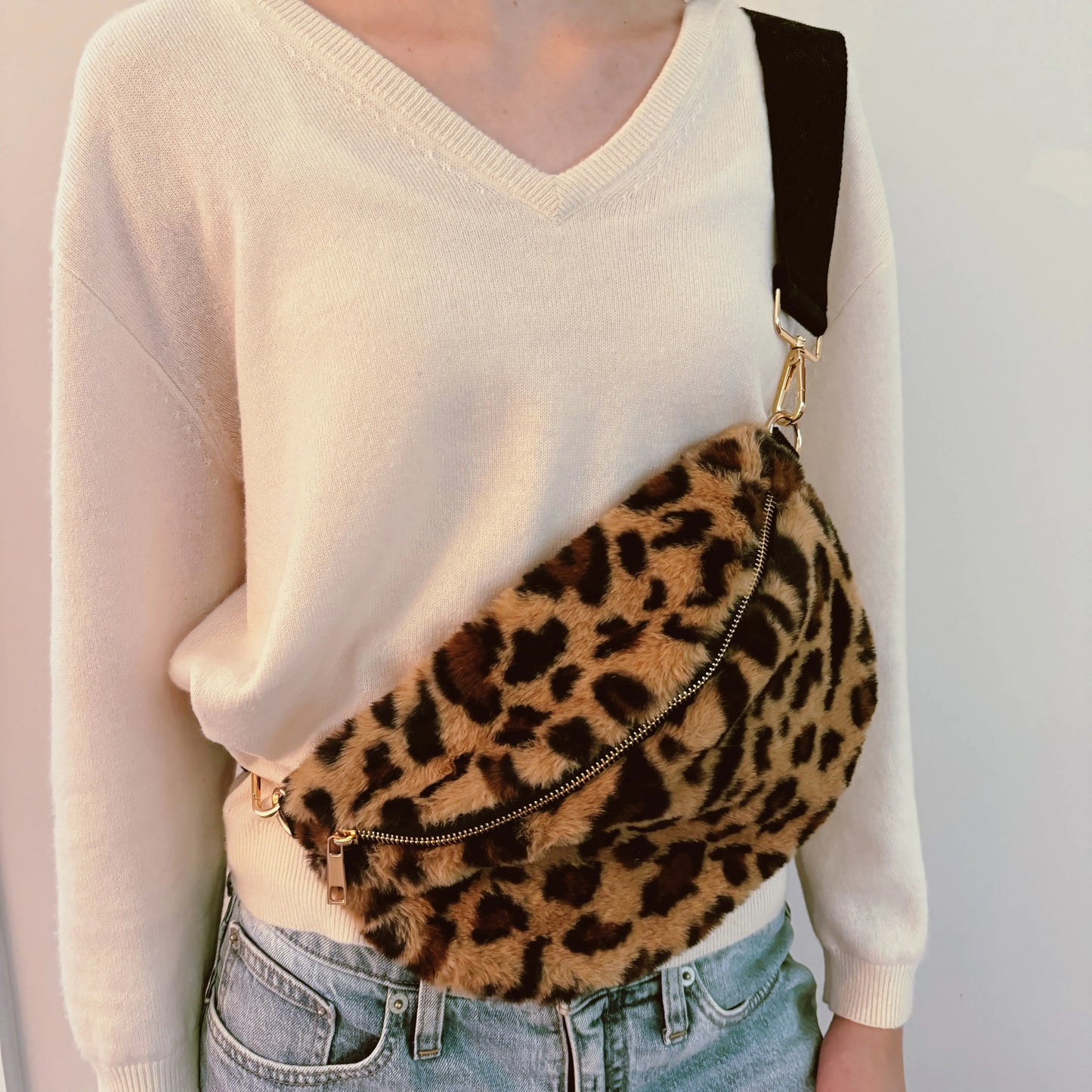 Butter Soft Furly Sling Bag snazzymerch