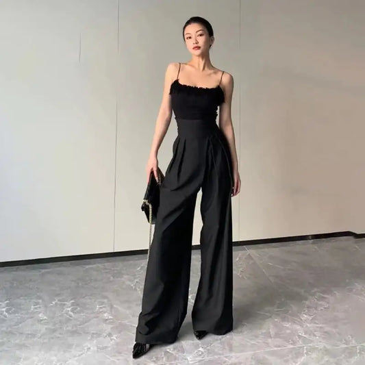 Fashion Drooping Wide-Leg Pants snazzymerch